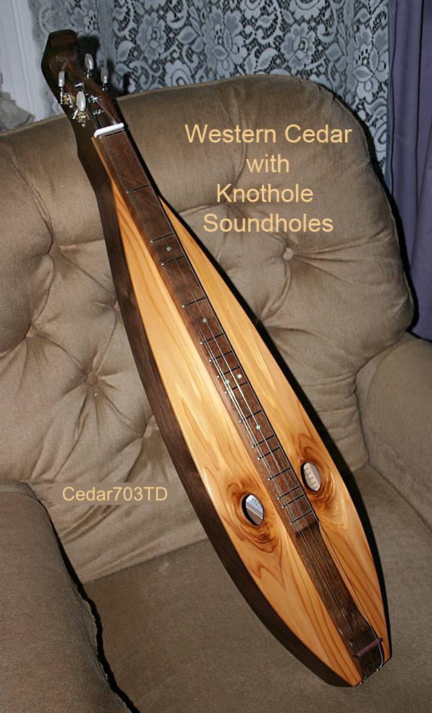 Western Cedar Teardrop Mountain Dulcimer