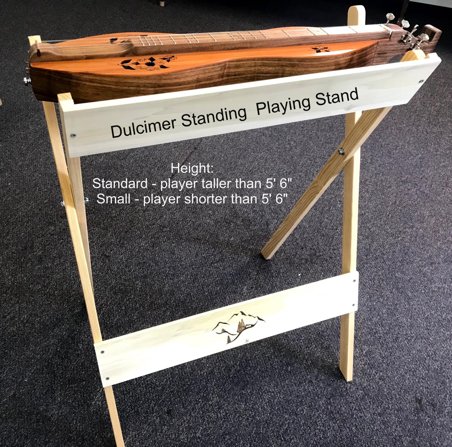 Standing Mountain Dulcimer Playing Stand