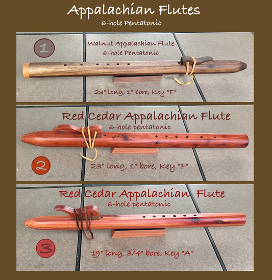 Appalachian Flute - Natural Wood