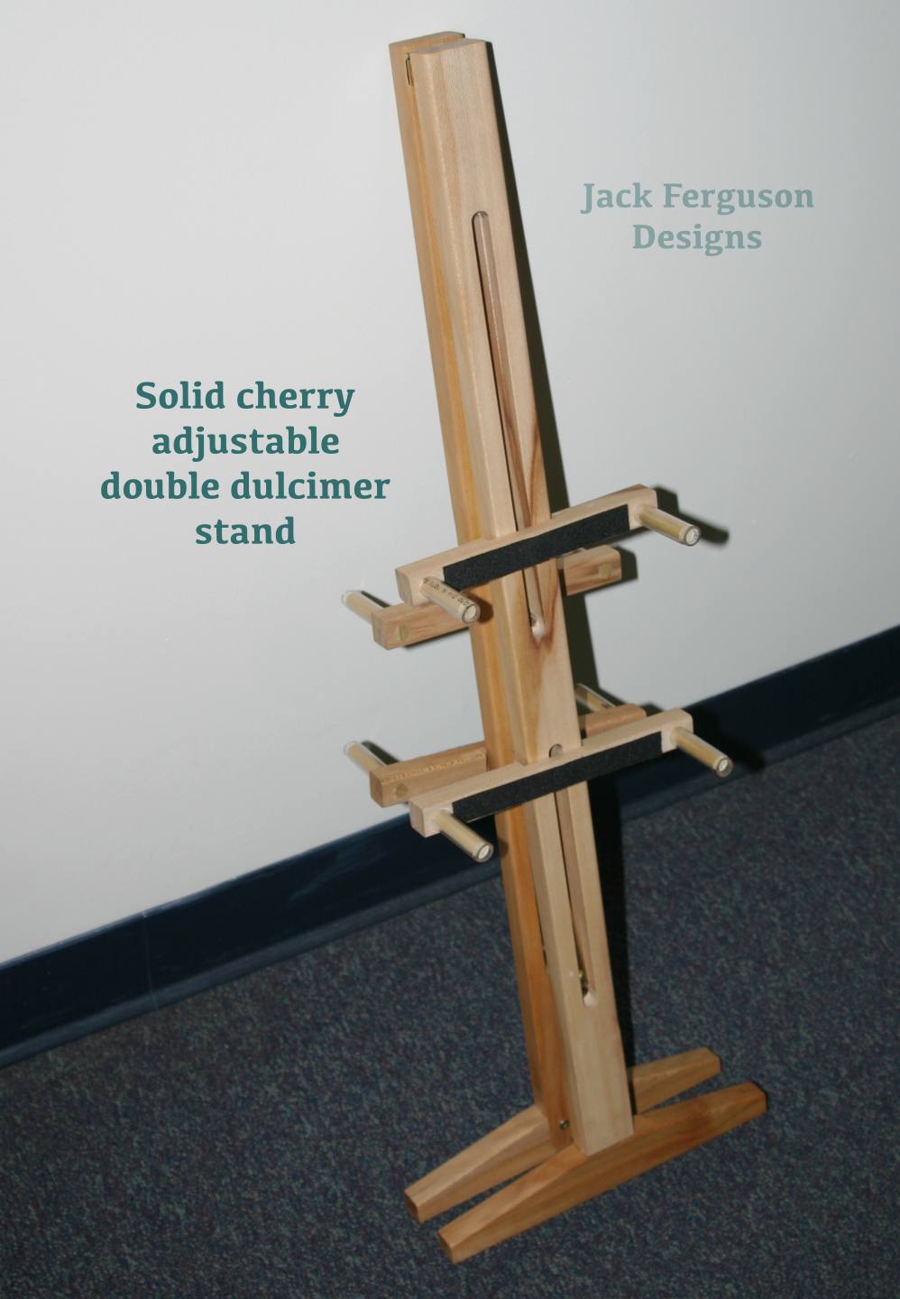 Adjustable Double Mountain Dulcimer Stand