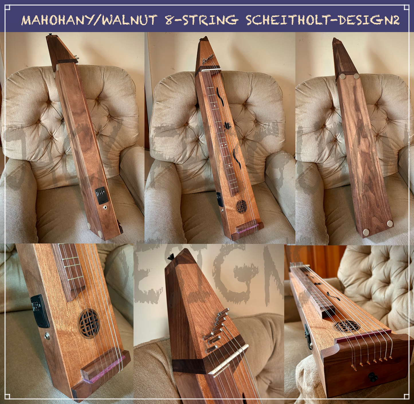 Eight-string Scheitholt (Hummel)