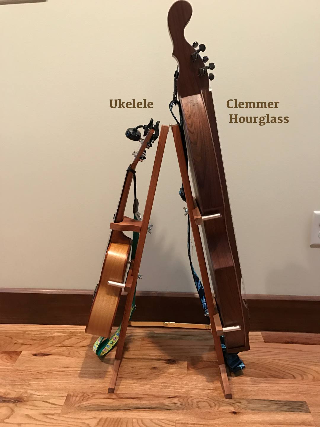 Adjustable Double Mountain Dulcimer Stand