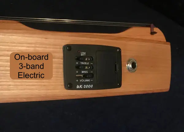 New enhanced Teardrop Mountain Dulcimer, with case