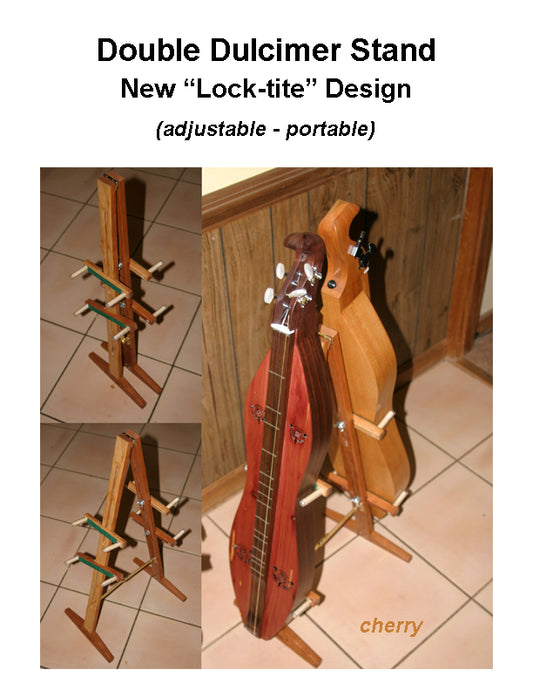 Adjustable Double Mountain Dulcimer Stand